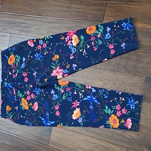 Old Navy Floral Print Harper Mid-Rise Pants size 12 - Picture 2 of 7